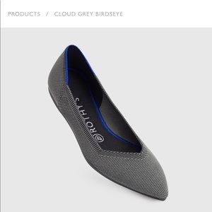 Rothy’s size 8 Cloud Grey Birdseye